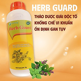 SỰ KẾT HỢP HOÀN HẢO CỦA 18 LOẠI THẢO DƯỢC CÙNG VỚI SORBITOL GIÚP GIẢI ĐỘC GAN, TÁI TẠO TẾ BÀO GAN BỊ TỔN THƯƠNG, PHÒNG NGỪA CÁC BỆNH VỀ GAN, CẢI THIỆN SỨC KHỎE VÀ MÀU SẮC GAN TỤY CHO TÔM CÁ CHO TÔM CÁ HERB GUARD