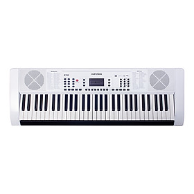 Mua Đàn Organ điện tử  Portable Keyboard - Kzm Kurtzman K150 - White  best keyboard for beginner - Hàng chính hãng