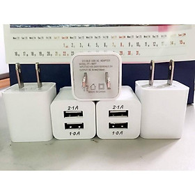 Mua Cốc Sạc 2 cổng 5v 1A và 2A(White)