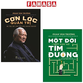 Hình ảnh Combo Sách Cơn Lốc Quản Trị - Ba Trụ Cột Của Văn Hóa Doanh Nghiệp + Một Đời Như Kẻ Tìm Đường (Bộ 2 Cuốn)