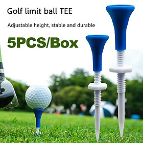 5pcs/hộp bóng tee đào tạo ổn định bóng đứng tees người giữ bóng golf có thể điều chỉnh Chiều cao độ