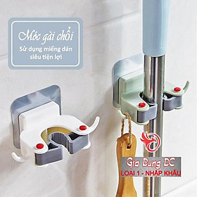 Mua Móc dán tường thông minh kẹp chổi giữ cây lau nhà treo đồ