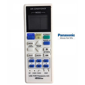 Điều khiển cho điều hòa PANASONIC iAUTO-X ECONAVI INVERTER - A75C4143/Remote máy lạnh PANASONIC