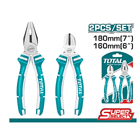 Mua BỘ 2 KÌM RĂNG 7 INCH VÀ KÌM CẮT 6 INCH TOTAL THT1K0201 - HÀNG CHÍNH HÃNG