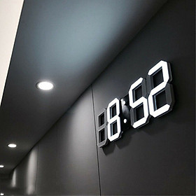 Mua Đồng hồ LED 3D Smart Clock treo tường  để bàn. Đồng hồ kĩ thuật số  Đồng hồ đèn led thông minh RET021