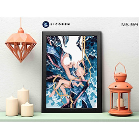 Mua Tranh Tô Màu Theo Số Licopen - Tranh Tình Nhân - MS369