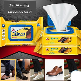 Mua 30 Tờ Khăn Lau Giầy Thần Thánh - Khăn Lau Giầy Dép Siêu Sạch SNEAKER Không Hóa Chất