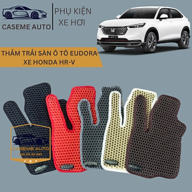 Thảm Trải Sàn, Lót Sàn Ô Tô Cao Su Eudora CloudFoam Thiết Kế Theo Xe Dành Cho Xe HONDA HR-V, Chống Nước, Không Mùi, Ngăn Bụi Bẩn, Dễ Vệ Sinh - Hàng Chính Hãng