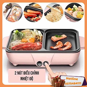 Mua Nồi Lẩu Nướng 2 Ngắn  - Hàng Loại 1