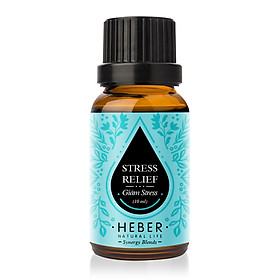 Tinh Dầu Giảm Stress Stress Relief Blends Essential Oil Heber | 100% Thiên Nhiên Nguyên Chất Cao Cấp | Xông Hương Thơm Phòng