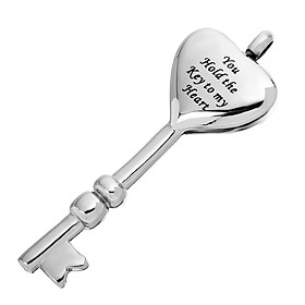 Charms You Hold the Key to My Heart  Ash Cremation Urn Keepsake