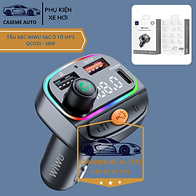 Mua Tẩu Sạc Ô Tô MP3 QC031 - Sạc Nhanh 38W  FM Bluetooth - Hàng Chính Hãng