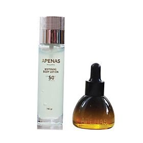 Combo 2 món : Serum Gold 24k chống nhăn ngăn ngừa lão hóa + Serum chống nắng dưỡng trắng da Apenas