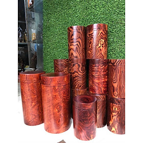 Hộp đựng trà (chè) bằng gỗ trắc đẹp long lanh kt 20×11cm  