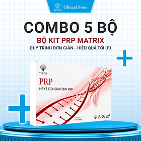Combo 5 Bộ Kit PRP Matrix Yuejin - Hàng cty 18 món Bộ Kit tách huyết tương
