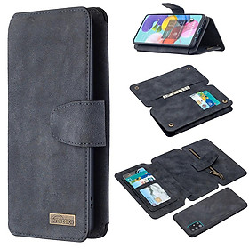 Ốp lưng điện thoại dạng ví da lật có ngăn đựng thẻ cho Samsung Galaxy Note10 Lite A21S A71 A51 A41 A31 A21 A11 S10 Lite