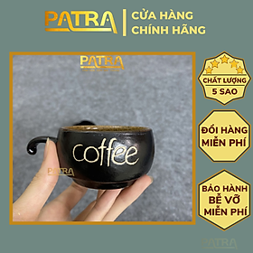 Mua Bộ tách cà phê kèm đĩa lõm - ly cà phê Bát Tràng cao cấp