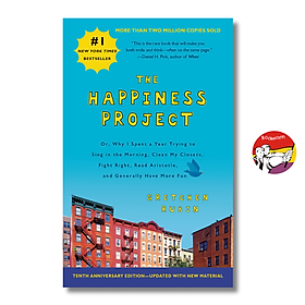 Sách - The Happiness Project by Gretchen Rubin | Nonfiction / Self Help / Ngoại văn Nhập khẩu khổ bé