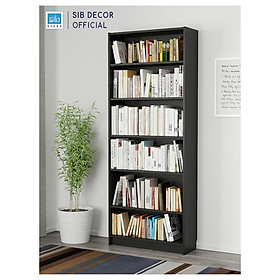 Mua Kệ Sách 6 Tầng Billy Cao 202cm  Dài 80cm Rộng 28cm SIB Decor KSG109
