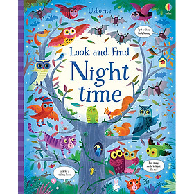 Sách Usborne Look and Find: Night time
