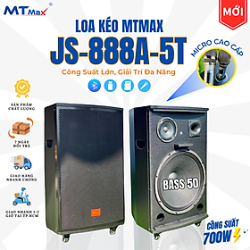 Mua Loa Kéo Di Động MTMAX 888A 5T Bass 50  1 Trung  1 Treble  Công Suất Cực Lớn 700W  Đi Kèm 2 Micro Không Dây UHF Cao Cấp  Thoải Mái Karaoke  Sân Vườn  Phòng Trà  Hoạt Động Ngoài Trời  Hàng Chính Hãng