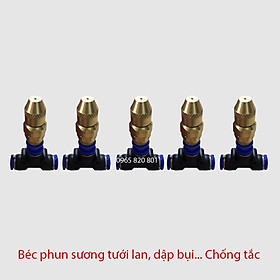 Mua Béc phun sương dập bụi chống tắc kết nối ống 8mm