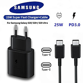 Mua Bộ dây và củ sạc nhanh sam sung 25w type C - Hàng chính hãng