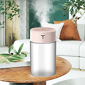USB  Humidifier, 360 Ml Portable Air Humidifier, Colorful LED Night Light, Extremely Quiet, Automatic Shutdown, for Home, Bedroom,