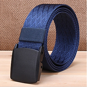 Fashion Casual Nylon Belt with Plastic Steel Buckle