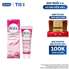 Kem Tẩy Lông Cho Da Thường Veet Silk Fresh 25G