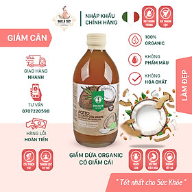 Giấm Dừa Hữu Cơ Có Giấm Cái 500ml ProBios Organic Coconut Vinegar With The Mother