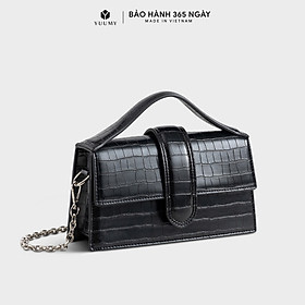 Túi Yuumy ( Thời trang nữ nắp gập sành điệu size 22 - Túi đeo chéo da Verein YN208 )