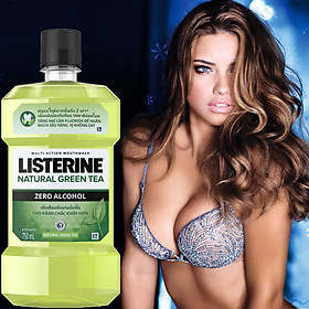 Nước Súc Miệng Trà Xanh Listerine Natural Green Tea (750ml)