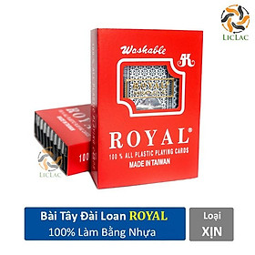 Bộ bài tây Đài Loan ROYAL làm từ 100% Nhựa PVC có thể uốn cong mà không gãy