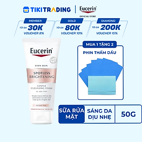 Sữa rửa mặt tạo bọt dưỡng sáng Eucerin Spotless Brightening Cleansing Foam 50g
