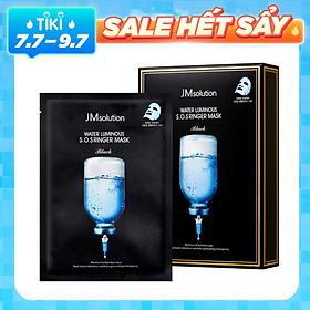 Hộp 10 Mặt Nạ Dưỡng Ẩm, Làm Dịu Da JM Solution Water Luminous S.O.S Ringer 30ml x 10