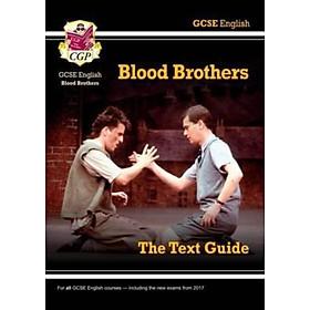 Sách - Grade 9-1 GCSE English Text Guide - Blood Brothers by CGP Books (UK edition, paperback)