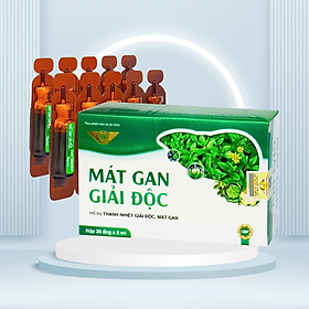 Siro Mát gan giải độc Vinh Thịnh Vượng VV, hộp 20 ống x 5ml