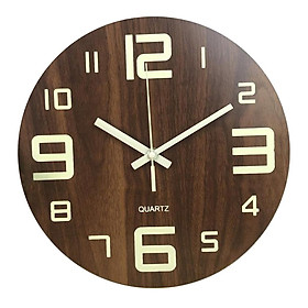 silent wall clock for bathroom decorative Classic Numerals - Large Numerals 1
