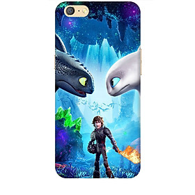 Ốp lưng dành cho điện thoại OPPO A71 hình Baby and Dargon
