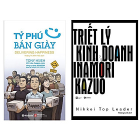 Hình ảnh Combo Sách Doanh Nhân Hay : Tỷ Phú Bán Giày + Triết Lý Kinh Doanh Của Inamori Kazuo ( Tặng Kèm Bookmark Thiết Kế )