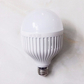 Bóng đèn Led cảm ứng tích điện 15W có chui sạc