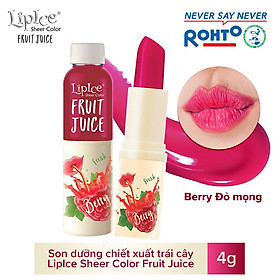 Son dưỡng chiết xuất trái cây Lipice Sheer Color Fruit Juice 4g