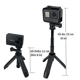 Khuyến mãi phù hợp cho phụ kiện gopro nối dài mini que tripod máy ảnh selfie stick máy tính để bàn micro hero5/6/7 chân đế