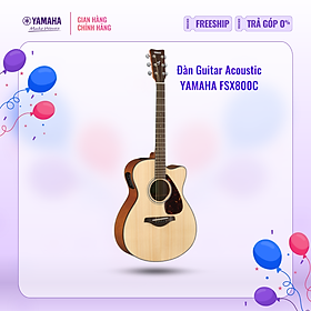 Mua Đàn Guitar Acoustic YAMAHA FSX800C - Mặt đàn gỗ vân sam nguyên tấm  bảo hành chính hãng 12 tháng