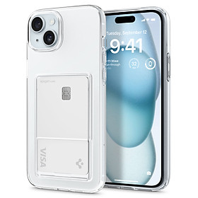 Ốp lưng cho iPhone 15/ 15 Plus/ 15 Pro/15 Pro Max Spigen Crystal Slot Dual - Hàng chính hãng