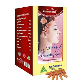 Viên uống trắng da Whitening Skin 5 in 1 - Nature’s Gold