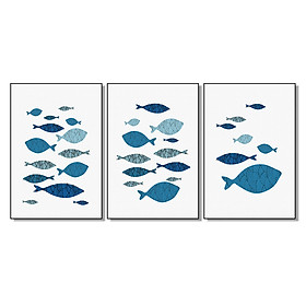 Mua Bộ 3 Tấm Tranh Quà Tặng Nghệ Thuật Sáng Tạo Q31A-6009 (40 x 60 cm)