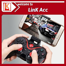 Tay Cầm Chơi Game X3/T3 Bluetooth Cho Smartphone, PC, Laptop, Android, IOS, Windown- Có Giá Kẹp Điện Thoại