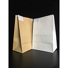 TÚI GIẤY KHÔNG QUAI ĐỰNG THỰC PHẨM 20x12x30cm, 100 TÚI/ĐƠN